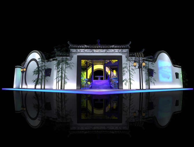 四川柏獅光電技術(shù)有限公司 光電展會設(shè)計